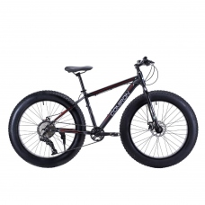 Велосипед фэт-байк COMIRON CHUBBY, 26", рама 17", цвет чёрный, неоновый