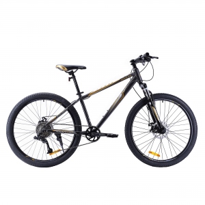 Велосипед горный COMIRON BRAVE, 26", рама 15", цвет черный, золотой