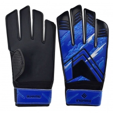 Перчатки вратарские футбольные Ingame Qauntro IQ-102 черно-синий размер 8