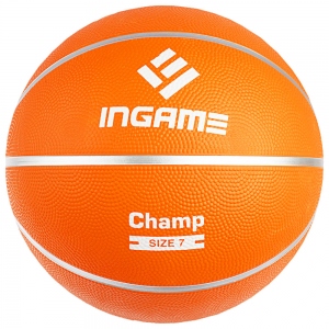 Мяч баскетбольный INGAME CHAMP цвет оранжевый размер 7