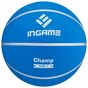 Мяч баскетбольный INGAME CHAMP цвет синий размер 7