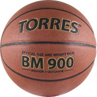 Мяч баскетбольный TORRES BM900, цвет темно-оранжевый, черный, размер 5