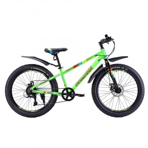 Велосипед горный COMIRON REBEL, 24", рама 13", цвет зеленый