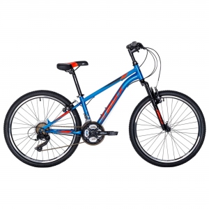 Велосипед горный FOXX AZTEC, 24", рама 14", цвет синий
