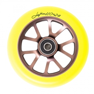Колесо для самоката трюкового Lupin, диаметр 110, ширина 24 мм, желтый