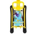 Снегокат Twiny1 Nika kids принт Осьминоги, со спинкой