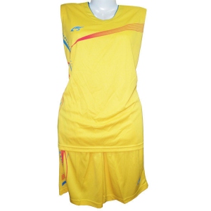 Форма баскетбольная женская Ronin, цвет желтый, размер XXXL