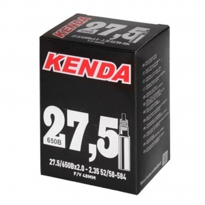 Камера велосипедная Kenda диаметр 27.5", ширина 2.0-2.35, ниппель  f/v-48 мм с наполнителем