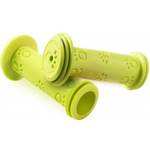 Грипсы детские, длина 115/85 мм, 2 штуки, цвет зеленый