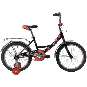Велосипед детский Novatrack Urban, 18", цвет черный