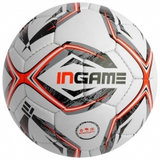 Мяч футбольный INGAME CHALLENGER цвет белый, красный, размер 5
