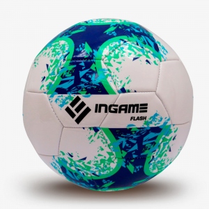 Мяч футбольный INGAME FLASH цвет синий размер 5