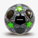 Мяч футбольный Ingame Pro Black IFB-117, цвет черый, зеленый, размер 5