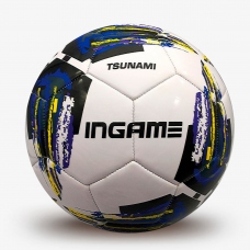 Мяч футбольный INGAME TSUNAMI цвет синий размер 5