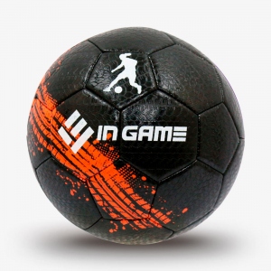 Мяч футбольный INGAME UNDERGROUND цвет черный, оранжевый размер 5