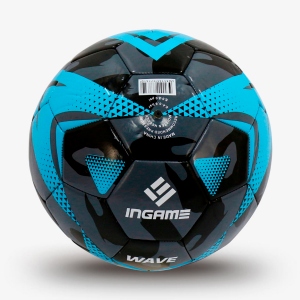 Мяч футбольный INGAME WAVE цвет голубой размер 5
