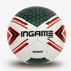 Мяч футбольный INGAME WINGS цв.белый синий красный р.5