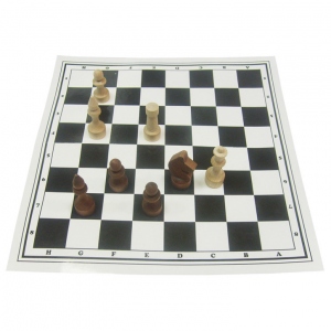 Доска шахматная картон ламинированный, размер  30*30 см