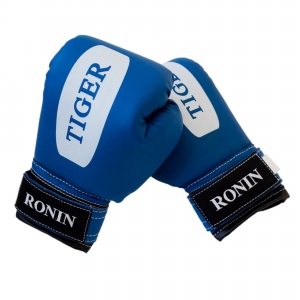 Перчатки боксерские Ronin Tiger, 4 унции, цвет синий