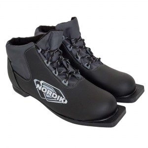 Ботинки лыжные SPINE Nordik, крепление 75мм, размер 44, цвет черный, серый