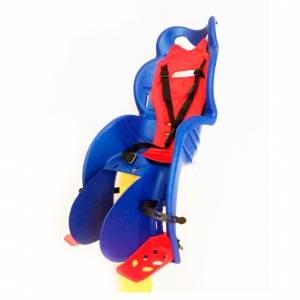 Кресло детское на раму Sanbas синее с красной накладкой, 22кг, Италия (HTP)