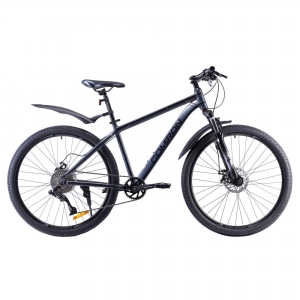 Велосипед горный COMIRON SYSTEM, 27,5", рама 17", цвет серый, чёрный глянцевый, белый керамик