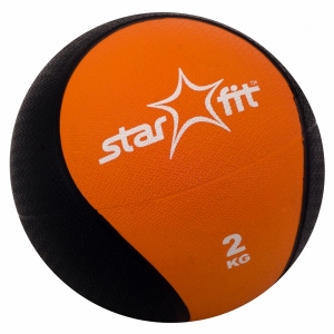 Медбол 2кг Starfit Pro GB-702 оранжевый