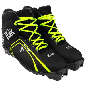 Ботинки лыжные Trek Level 1, крепление SNS, размер 43, цвет черный