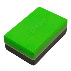 Блок для йоги ESPADO серо-зеленый ES2722 1/100