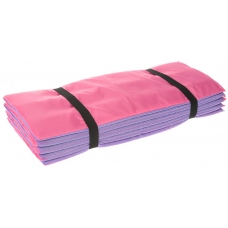 Коврик для гимнастики взрослый INDIGO 1800/600/8мм, розовый фиолетовый