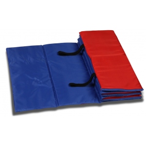 Коврик для гимнастики взрослый INDIGO 1800/600/8мм синий красный