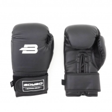 Перчатки боксерские BoyBo Basic, кожзам, 6 OZ цвет, чёрный