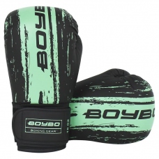 Перчатки боксерские BoyBo Stain Флекс, цвет голубой (4 OZ)