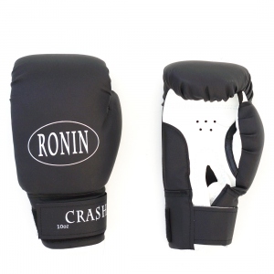 Перчатки боксерские Ronin Crash, 12 унций, цвет черный