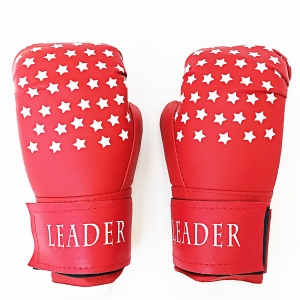 Перчатки боксерские Ronin Leader 4 унций цвет красный со звездами