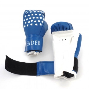 Перчатки боксерские Ronin Leader 4 унций цвет синий со звездами