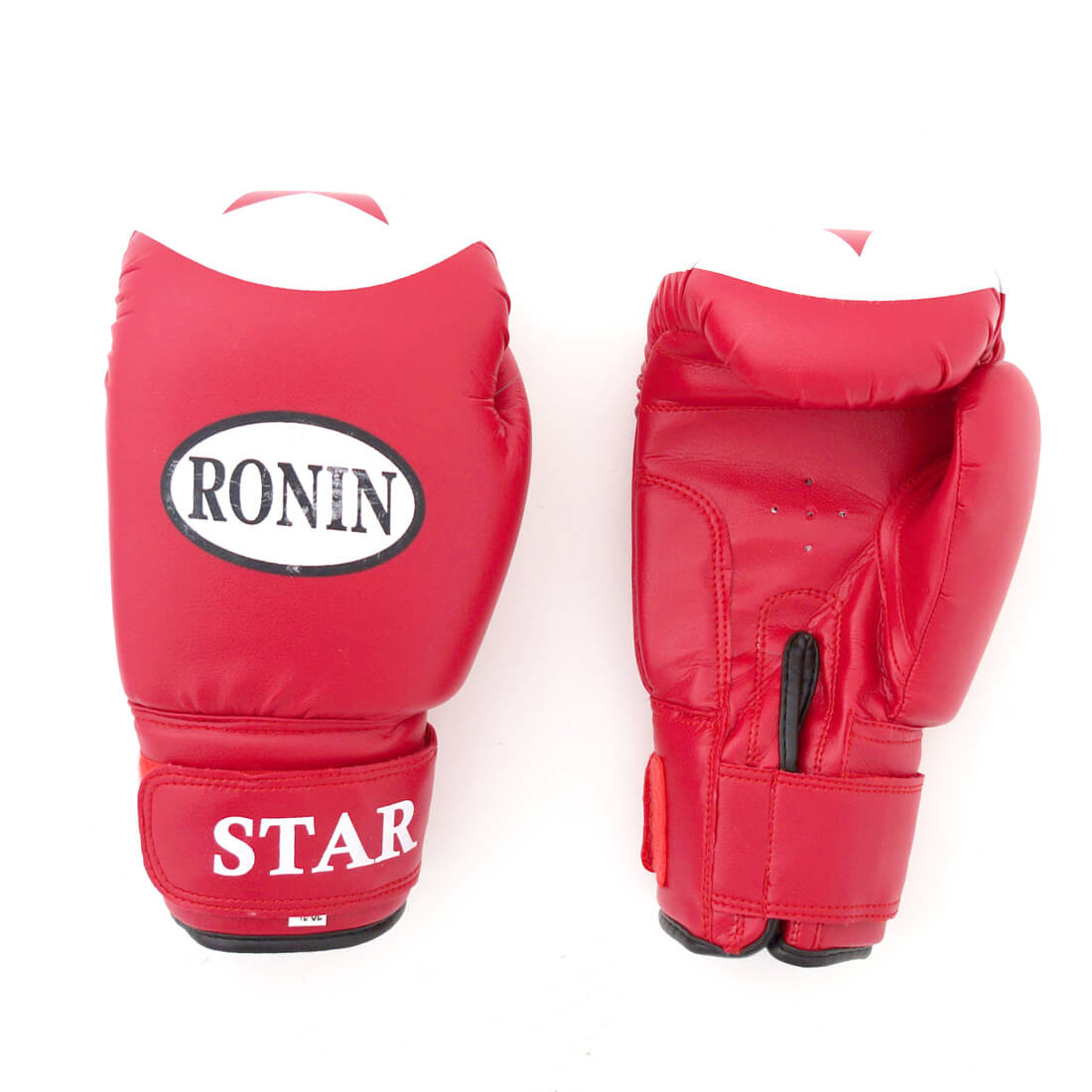 Перчатки боксерские Ronin Star искусственная кожа, 12 унций, цвет красный