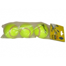 Мячи для большого тенниса любительские 3шт в пакете