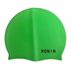 Шапочка для плавания силикон детская, цвет зеленый