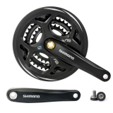 Система Shimano Altus M311 170мм, под квадрат, 42/32/22T, цвет черный