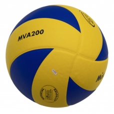 Мяч волейбольный MIKASA MVA200, цвет синий, желтый, размер 5