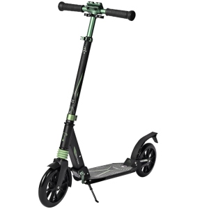 Самокат городской складной Tech Team City scooter, цвет зеленый