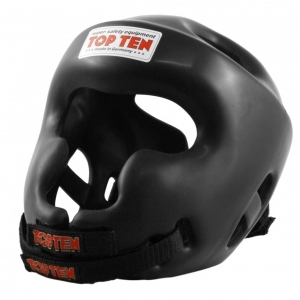 Шлем с защитой лица Top Ten Full protection, цвет черный, размер M