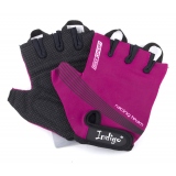 Перчатки вело женские Indigo размер M, цвет фиолетовый