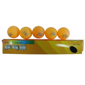 Мячи настольный теннис Double Fish 1* профессиональные, цвет желтый, 6 штук в упаковке