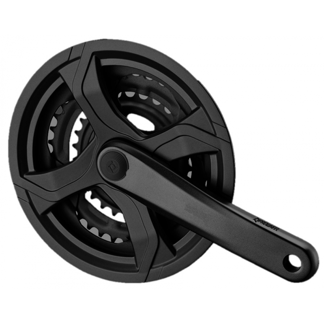 Система Prowheel TY-CQ01, 3x8/3x7 скоростей, 28-38-48T, 175 мм, черная, MTB