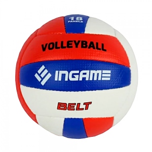 Мяч волейбольный INGAME Belt ING-098, цвет красный синий