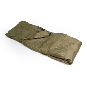 Спальный мешок, размер 220*75 см, с подголовником t 0 +10, цвет хаки