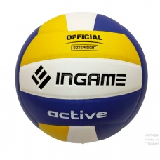 Мяч волейбольный INGAME ACTIVE, синий желтый белый 