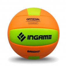 Мяч волейбольный Ingame Bright цв.оранжевый желтый